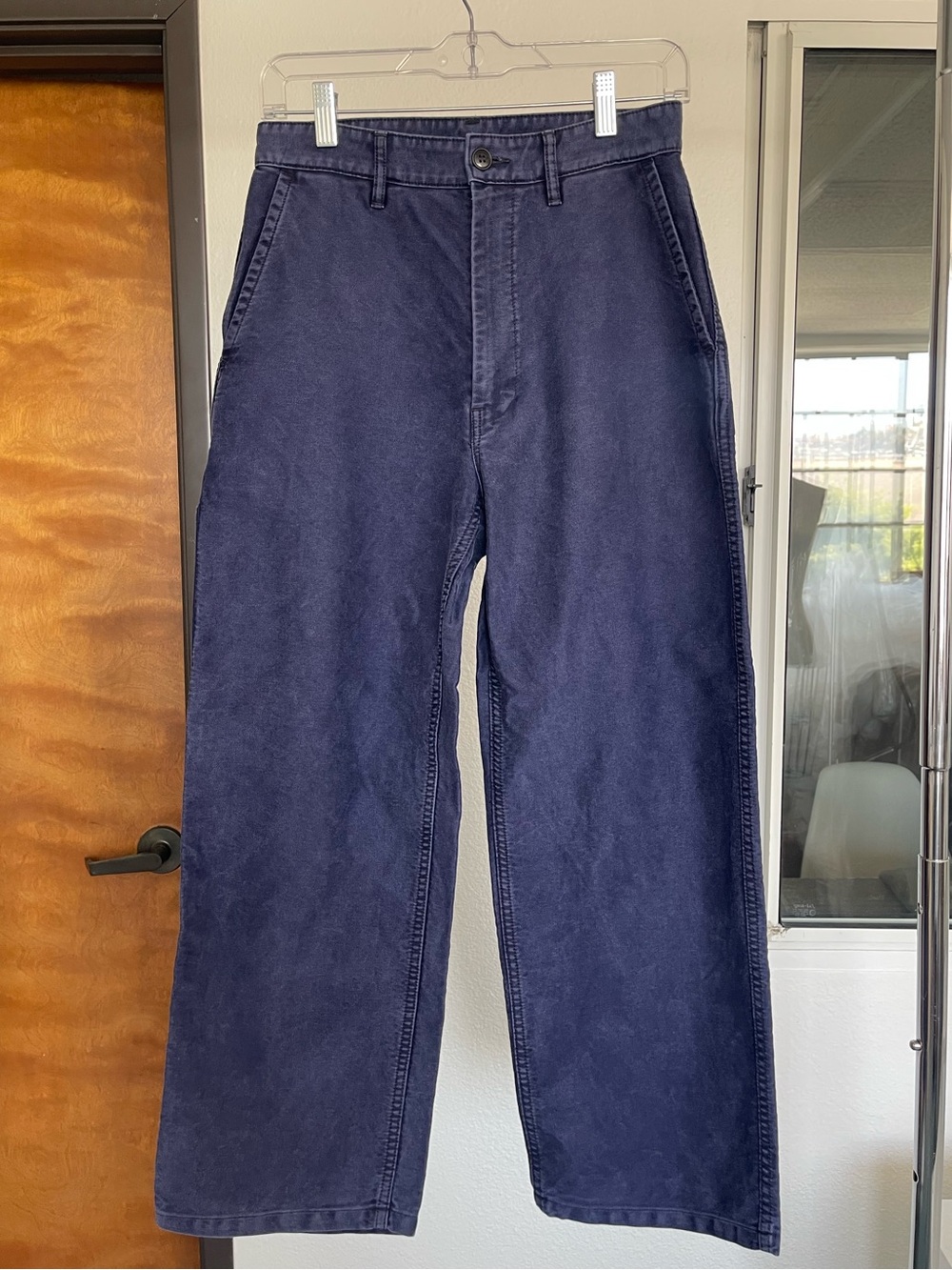DANTON NAVY WOMENS CROPPED TROUSER